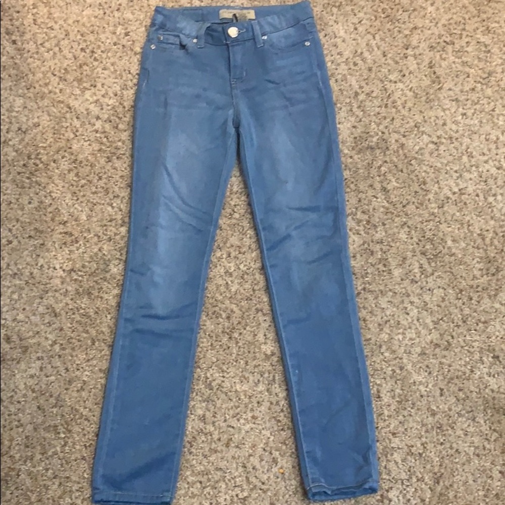 Light blue jegging‘s